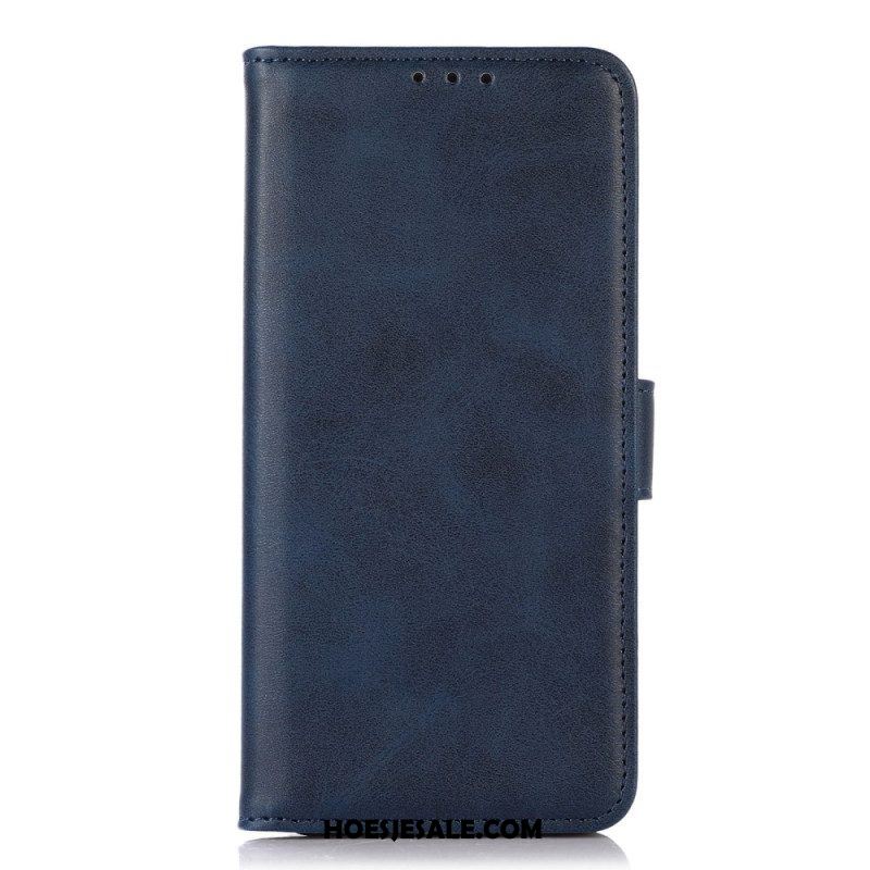 Folio-hoesje voor Xiaomi 12T / 12T Pro Soberheid Leer Effect