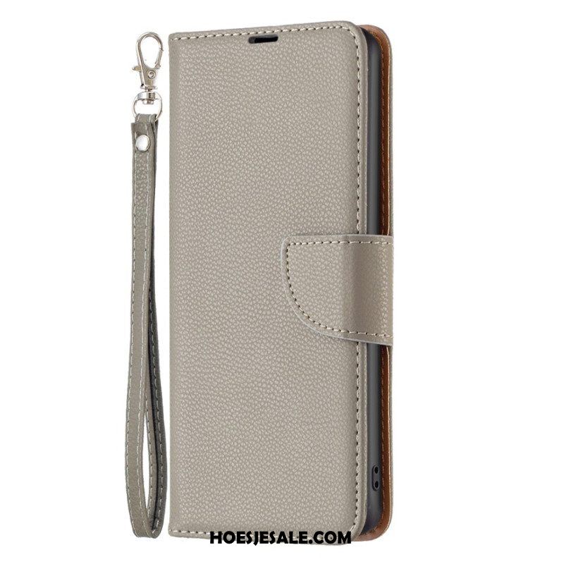 Folio-hoesje voor Xiaomi 13 Lychee Schuine Sluiting