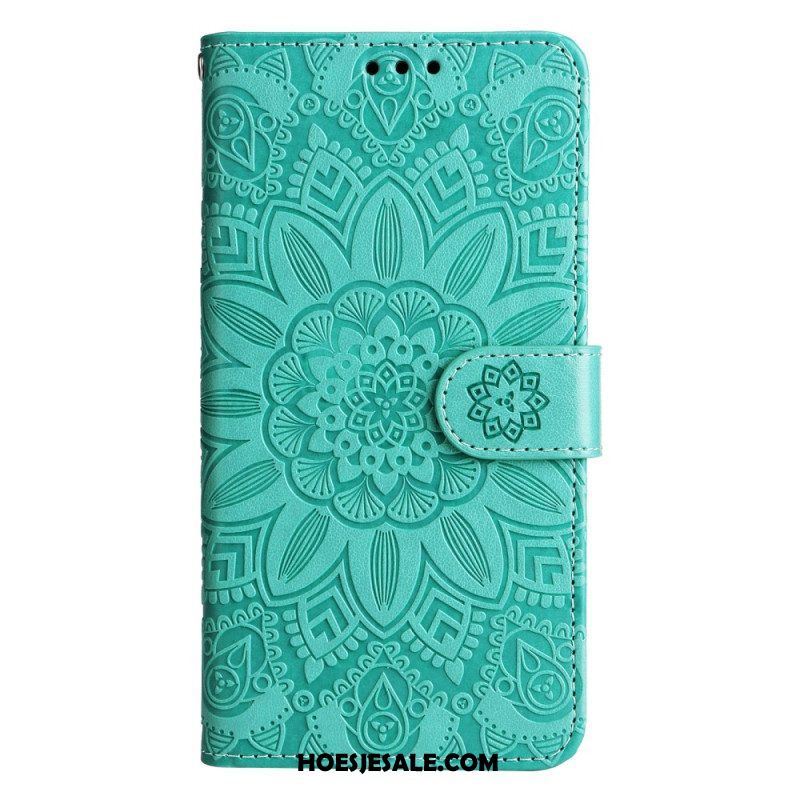 Folio-hoesje voor Xiaomi 13 Mandala Zon Met Lanyard