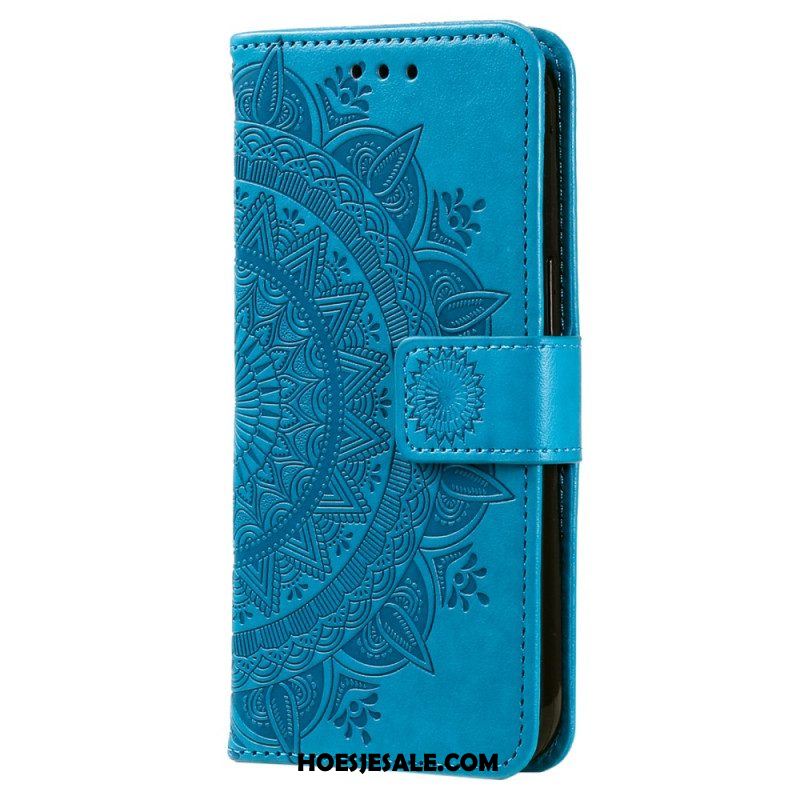 Folio-hoesje voor Xiaomi 13 Pro Mandala Zon Met Lanyard