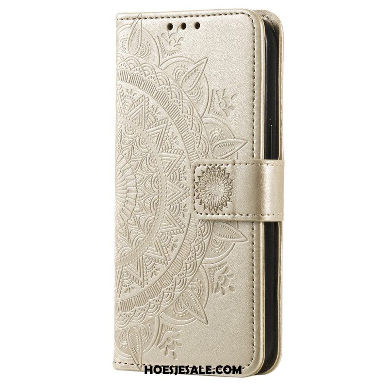 Folio-hoesje voor Xiaomi 13 Pro Mandala Zon Met Lanyard