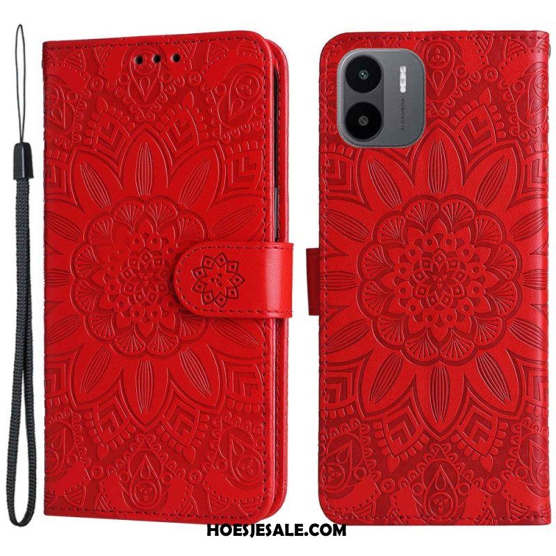 Folio-hoesje voor Xiaomi Redmi A1 Mandala-patroon