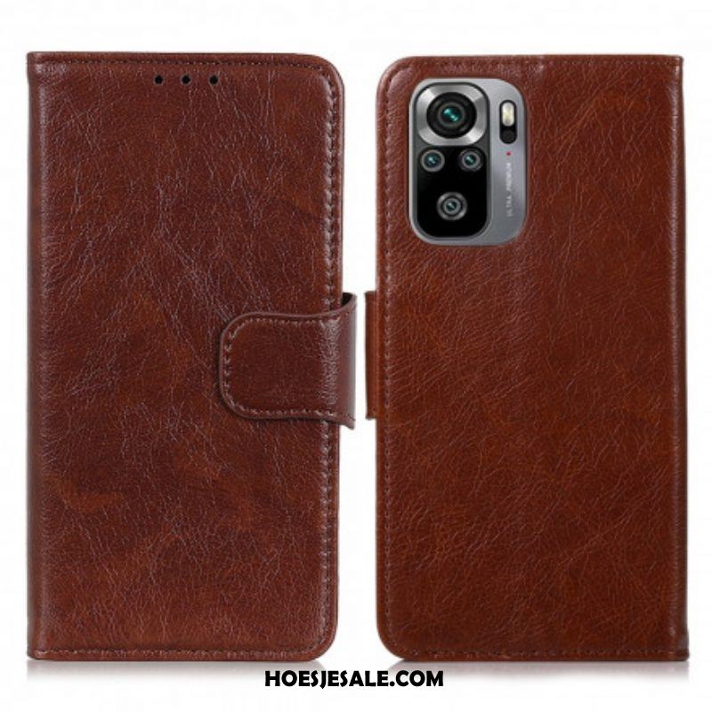 Folio-hoesje voor Xiaomi Redmi Note 10 / 10S Splitnappaleer