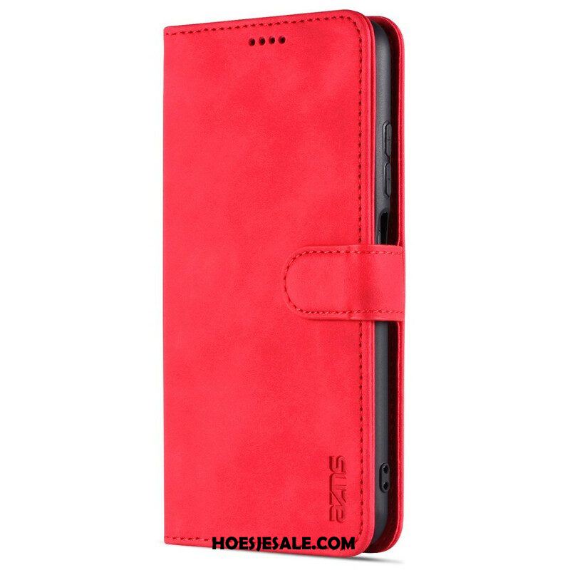 Folio-hoesje voor Xiaomi Redmi Note 10 5G Azns Ledereffect