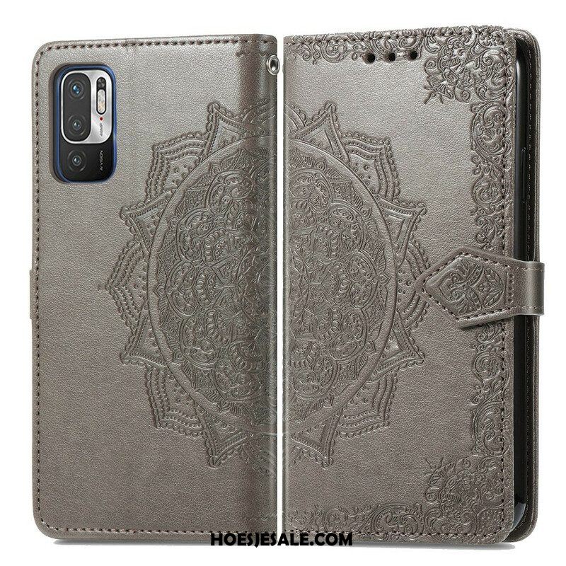 Folio-hoesje voor Xiaomi Redmi Note 10 5G Mandala Middeleeuwen