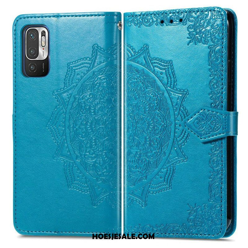 Folio-hoesje voor Xiaomi Redmi Note 10 5G Mandala Middeleeuwen