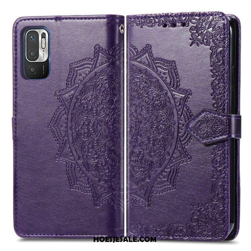 Folio-hoesje voor Xiaomi Redmi Note 10 5G Mandala Middeleeuwen