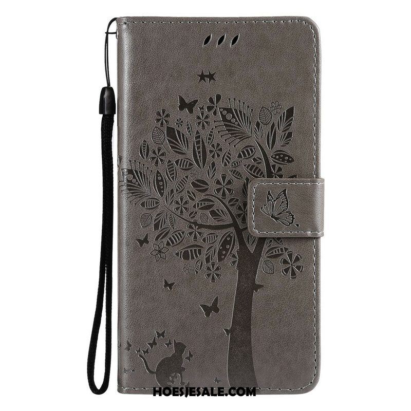 Folio-hoesje voor Xiaomi Redmi Note 10 5G Met Ketting Lanyard Dagdroom