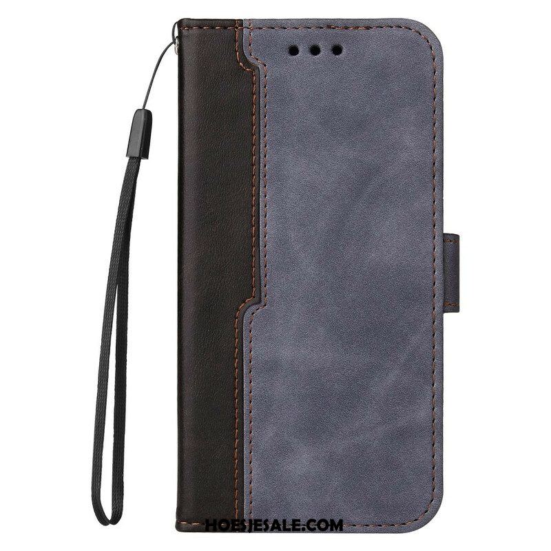 Folio-hoesje voor Xiaomi Redmi Note 10 5G Twee Toon