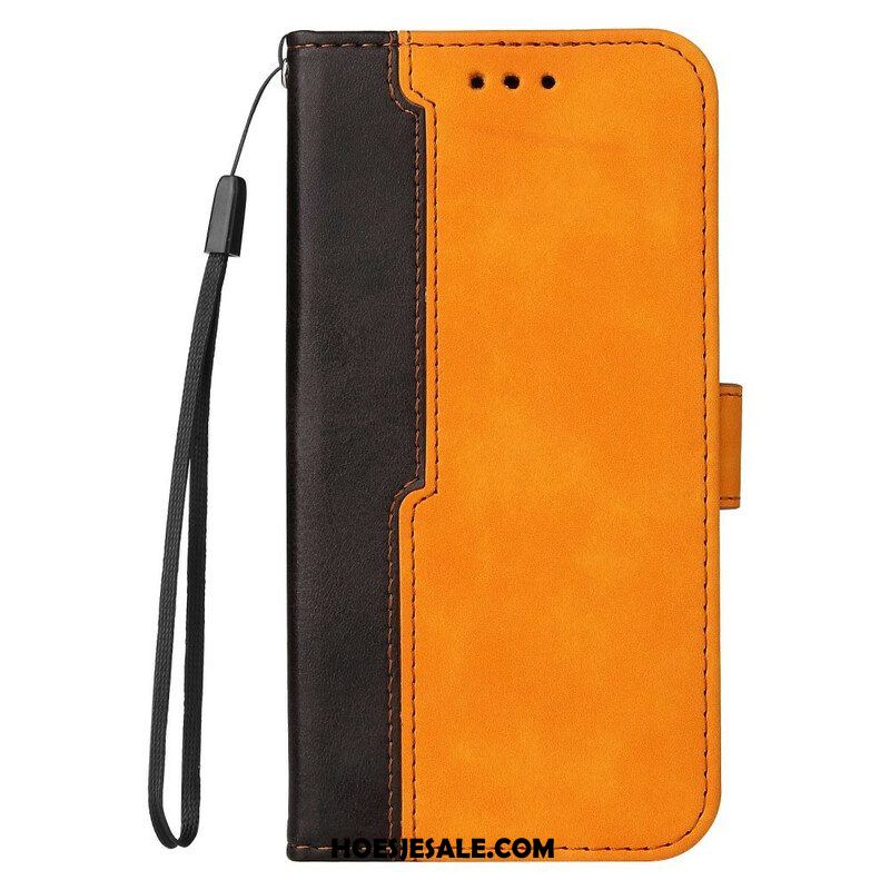 Folio-hoesje voor Xiaomi Redmi Note 10 5G Twee Toon