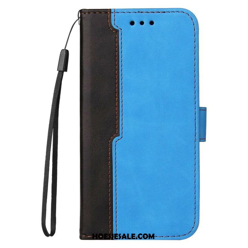 Folio-hoesje voor Xiaomi Redmi Note 10 5G Twee Toon