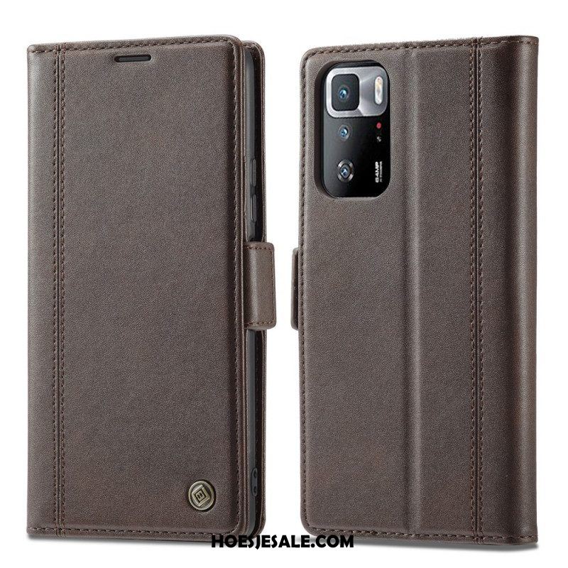 Folio-hoesje voor Xiaomi Redmi Note 10 Pro Dubbele Sluiting Lc.imeeke