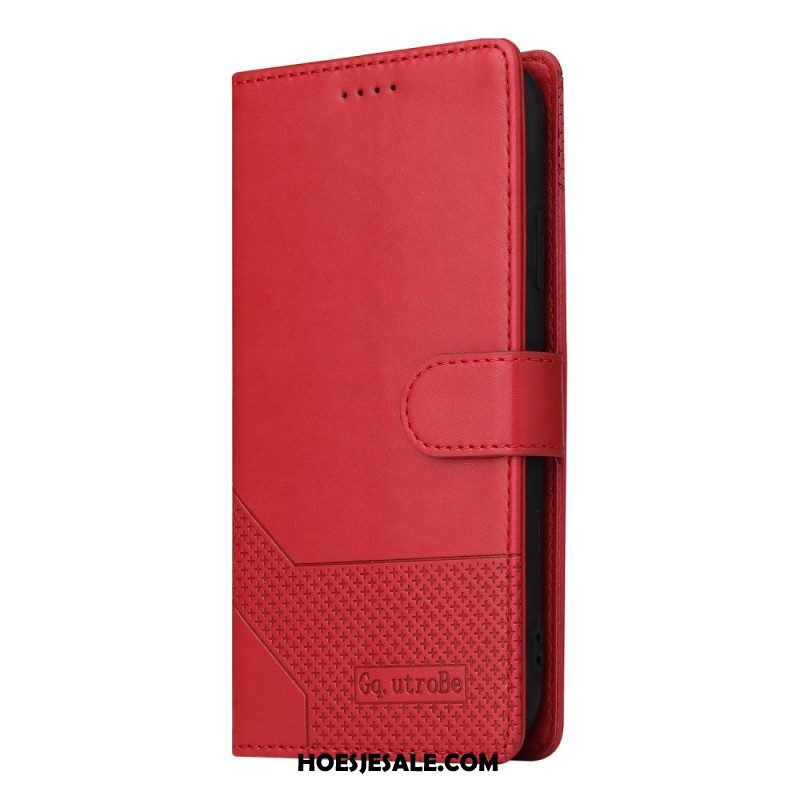 Folio-hoesje voor Xiaomi Redmi Note 10 Pro Ledereffect Gq.utrobe