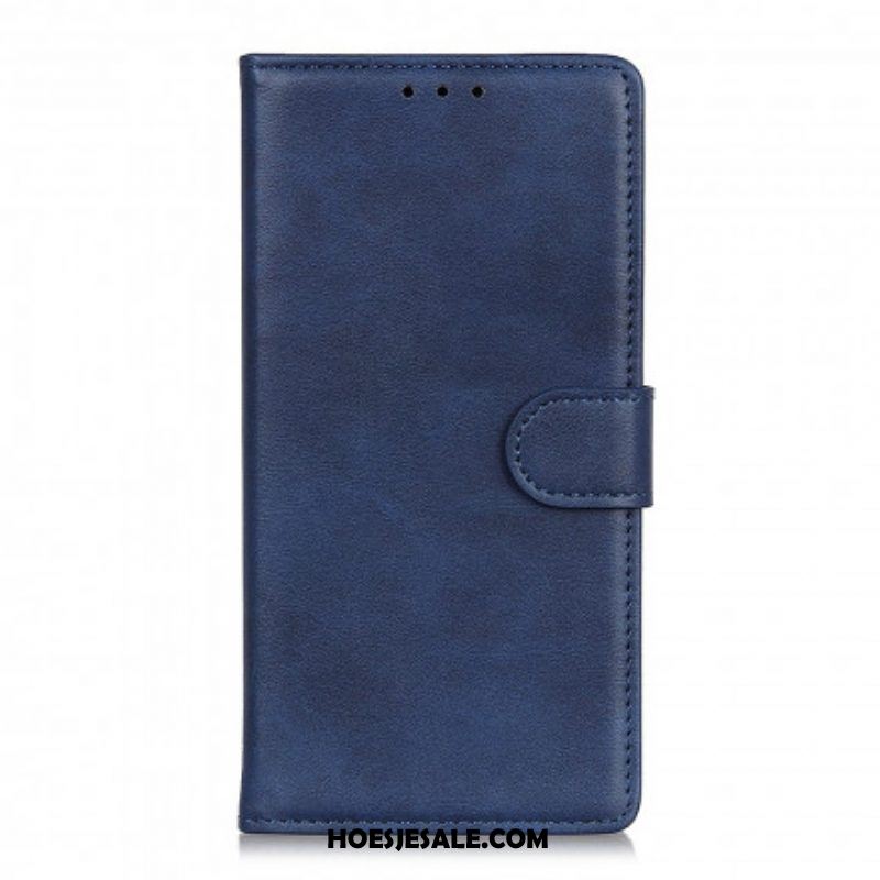 Folio-hoesje voor Xiaomi Redmi Note 10 Pro Retro Mat Leereffect