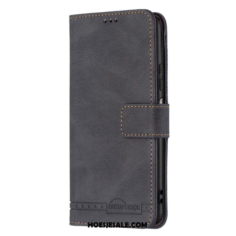 Folio-hoesje voor Xiaomi Redmi Note 10 Pro Rfid Binfen-kleur