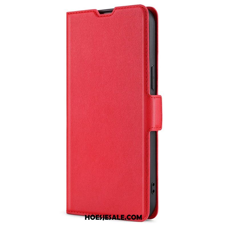 Folio-hoesje voor Xiaomi Redmi Note 10 Pro Ultrafijne Lederen Stijl