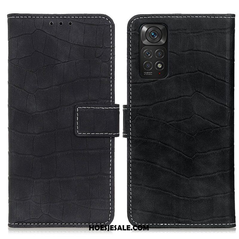 Folio-hoesje voor Xiaomi Redmi Note 11 / 11S Krokodillen Kracht