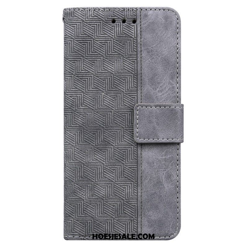 Folio-hoesje voor Xiaomi Redmi Note 11 / 11S Met Ketting Patroon Met Bandjes