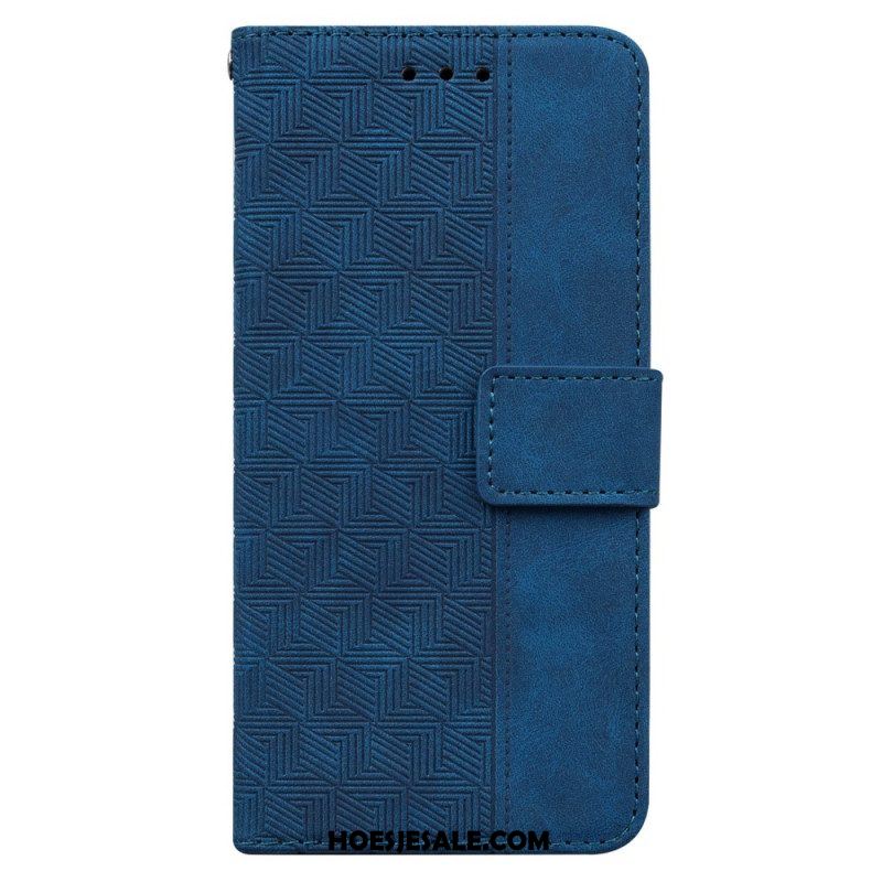 Folio-hoesje voor Xiaomi Redmi Note 11 / 11S Met Ketting Patroon Met Bandjes