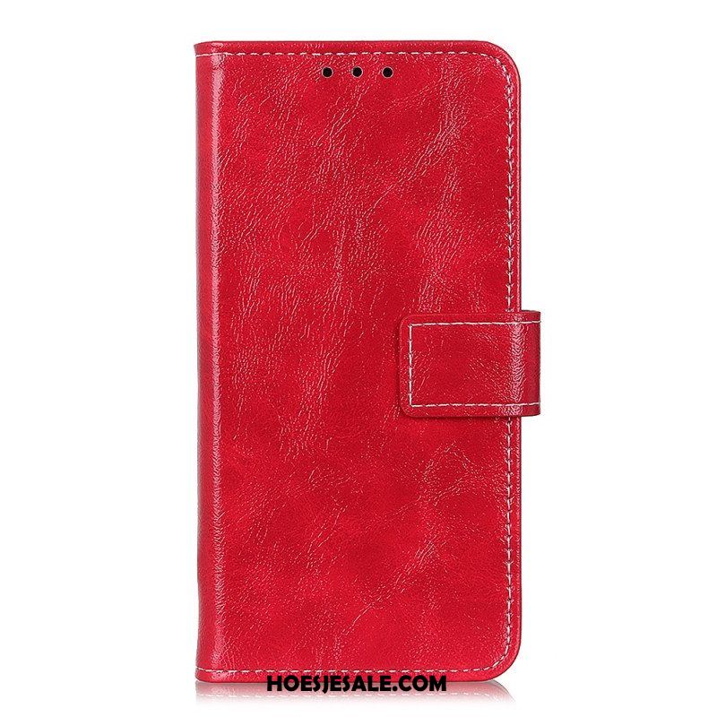 Folio-hoesje voor Xiaomi Redmi Note 11 Pro / 11 Pro 5G Glanzende En Zichtbare Naden