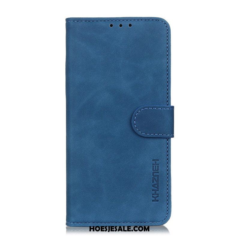 Folio-hoesje voor Xiaomi Redmi Note 11 Pro / 11 Pro 5G Khazneh Vintage Leereffect