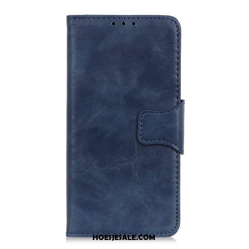 Folio-hoesje voor Xiaomi Redmi Note 11 Pro / 11 Pro 5G Split Lederen Omkeerbare Sluiting