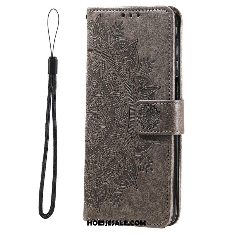 Folio-hoesje voor Xiaomi Redmi Note 11 Pro / 11 Pro 5G Zon Mandala