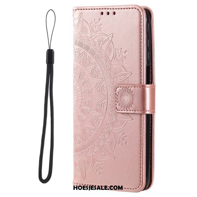 Folio-hoesje voor Xiaomi Redmi Note 11 Pro / 11 Pro 5G Zon Mandala