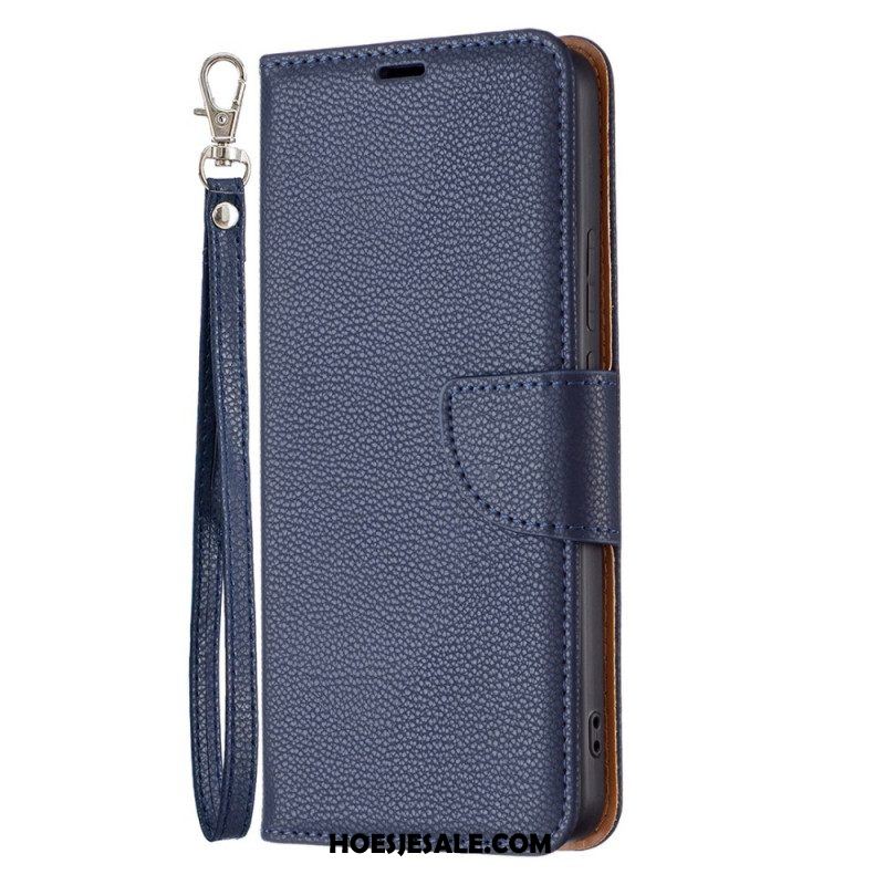 Folio-hoesje voor Xiaomi Redmi Note 11 Pro Plus 5G Lychee Schuine Sluiting