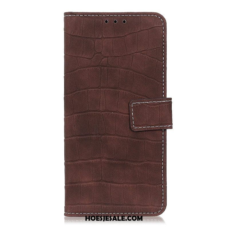 Folio-hoesje voor Xiaomi Redmi Note 12 4G Krokodil