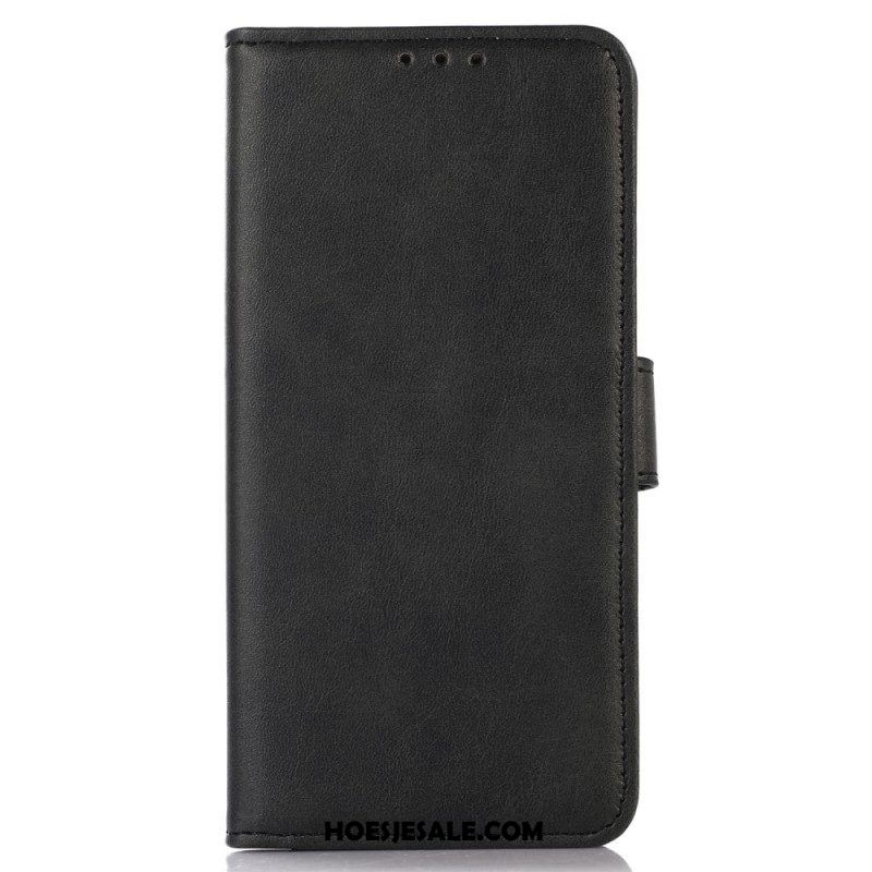 Folio-hoesje voor Xiaomi Redmi Note 12 4G Leer-effect