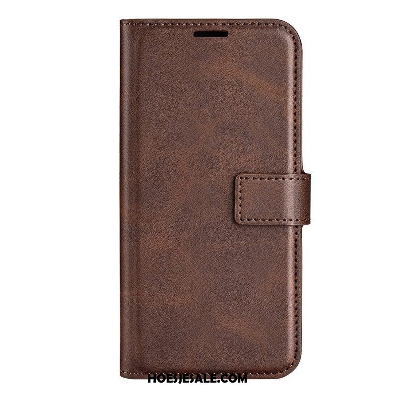 Folio-hoesje voor Xiaomi Redmi Note 12 5G Stijl Leer Kleur