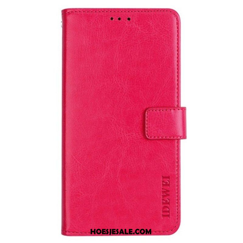 Folio-hoesje voor Xiaomi Redmi Note 12 Pro Imitatieleer Idewei
