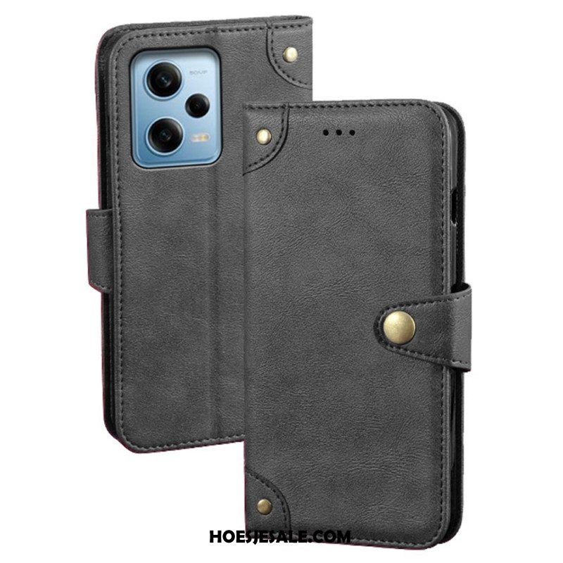 Folio-hoesje voor Xiaomi Redmi Note 12 Pro Magnetische Knop