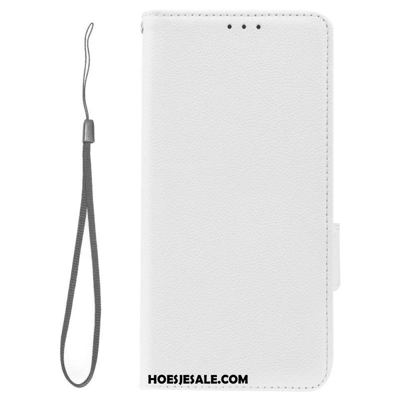Folio-hoesje voor Xiaomi Redmi Note 12 Pro Met Ketting Dunne Bandjes