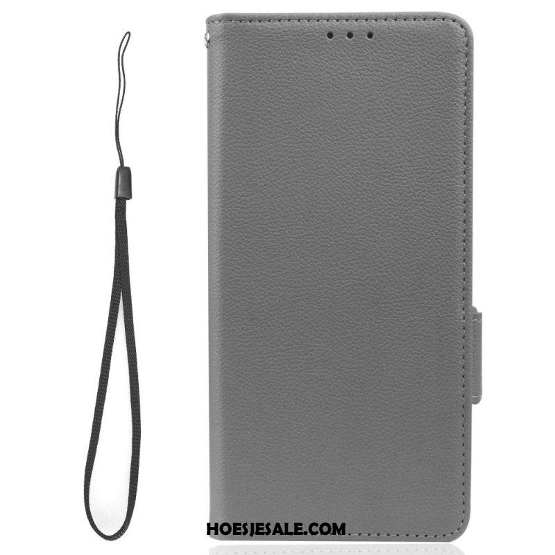 Folio-hoesje voor Xiaomi Redmi Note 12 Pro Met Ketting Dunne Bandjes