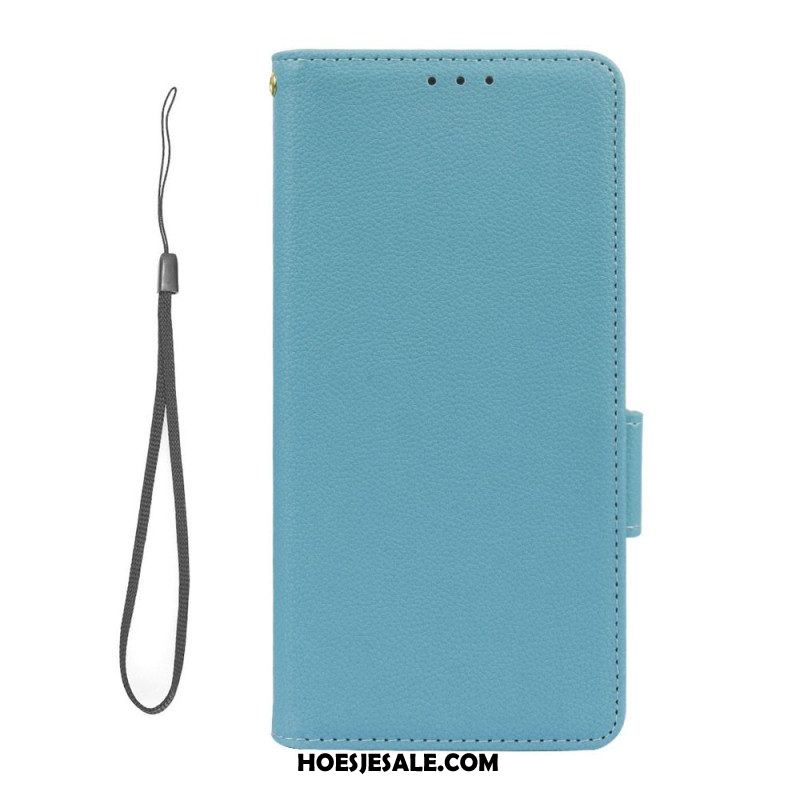 Folio-hoesje voor Xiaomi Redmi Note 12 Pro Met Ketting Dunne Bandjes