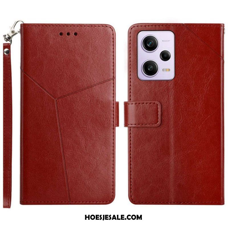 Folio-hoesje voor Xiaomi Redmi Note 12 Pro Met Ketting Y Strappy-ontwerp