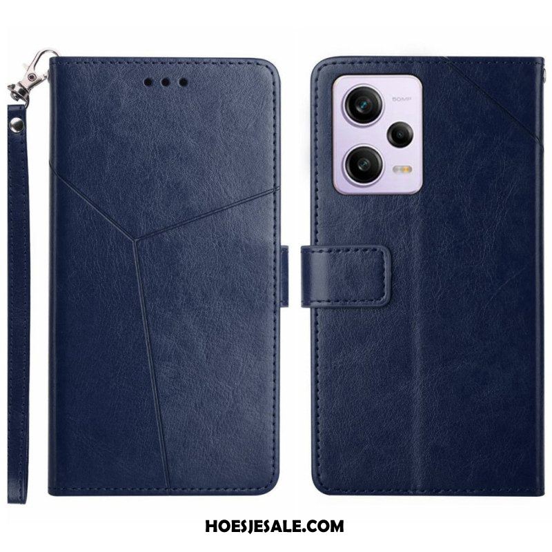 Folio-hoesje voor Xiaomi Redmi Note 12 Pro Met Ketting Y Strappy-ontwerp