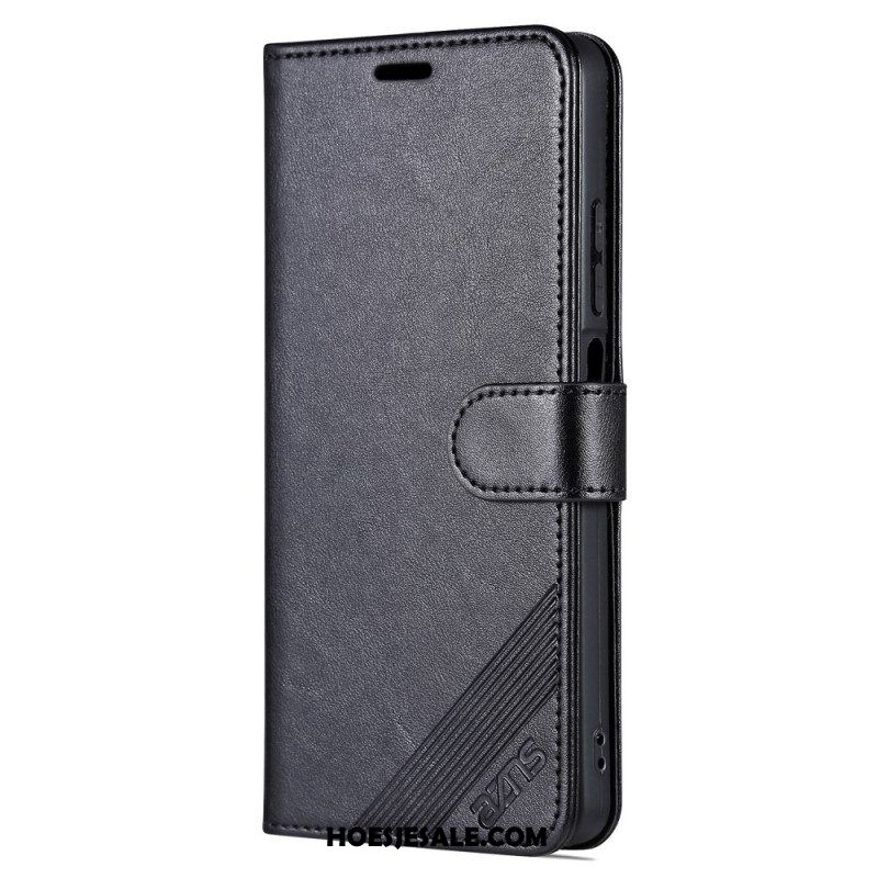 Folio-hoesje voor Xiaomi Redmi Note 12 Pro Plus Leer-effect