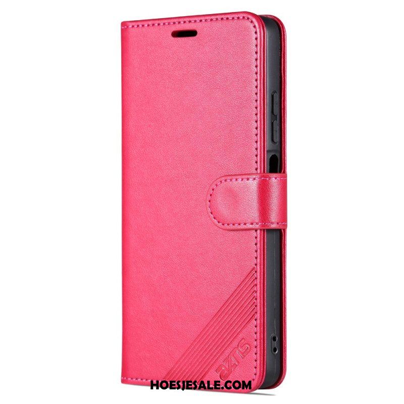 Folio-hoesje voor Xiaomi Redmi Note 12 Pro Plus Leer-effect