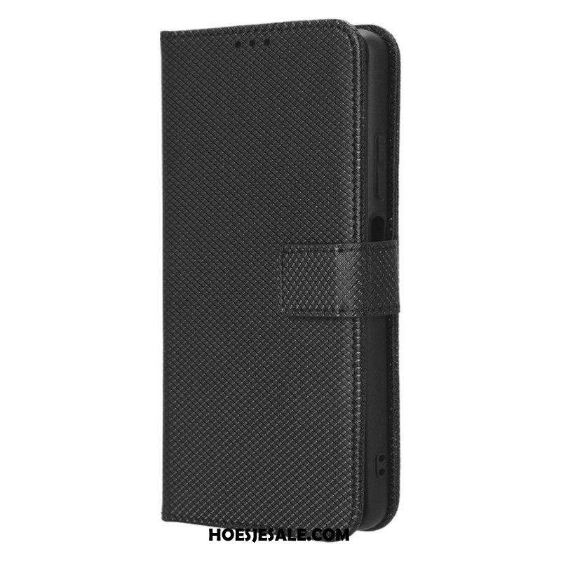 Folio-hoesje voor Xiaomi Redmi Note 12 Pro Plus Met Ketting Stijlvol Imitatieleer Met Bandjes