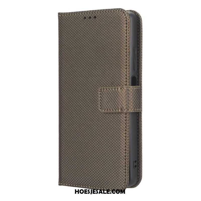 Folio-hoesje voor Xiaomi Redmi Note 12 Pro Plus Met Ketting Stijlvol Imitatieleer Met Bandjes