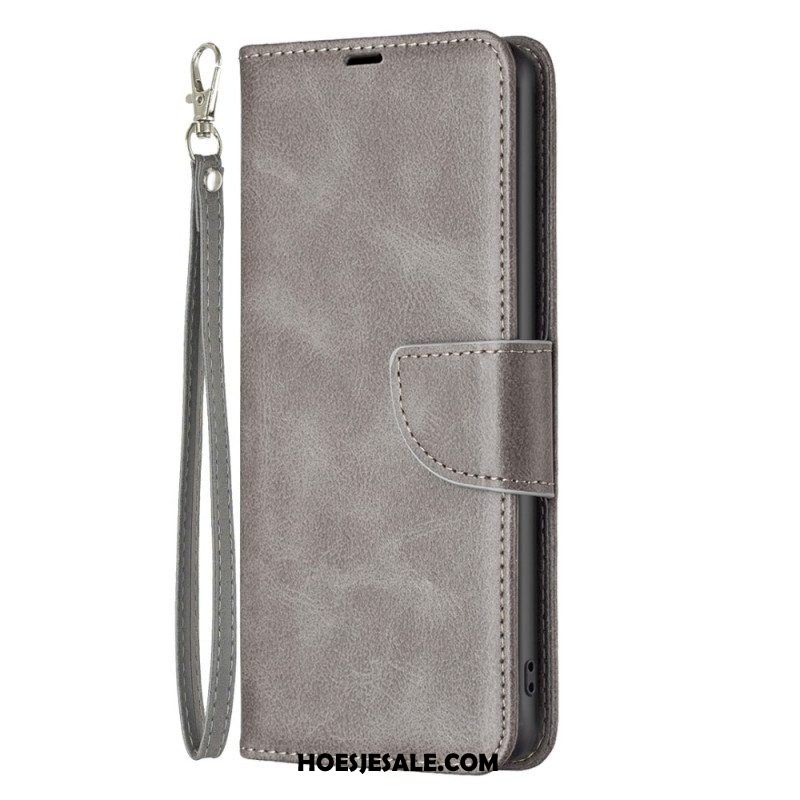 Folio-hoesje voor Xiaomi Redmi Note 12 Pro Schuine Sluiting