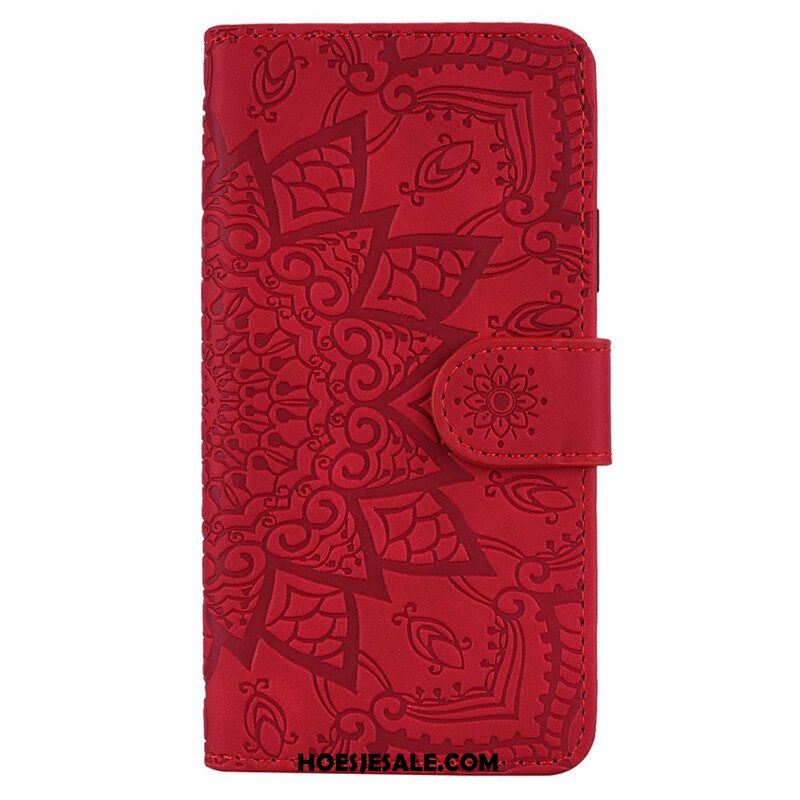 Folio-hoesje voor iPhone 13 Pro Barok-mandala