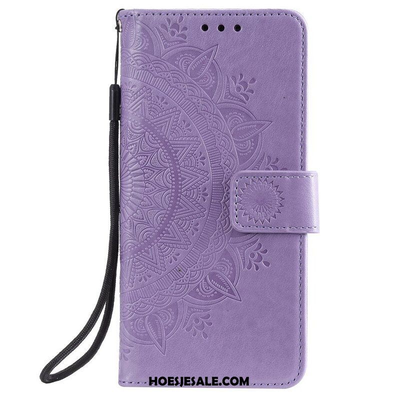 Folio-hoesje voor iPhone 13 Pro Max Zon Mandala