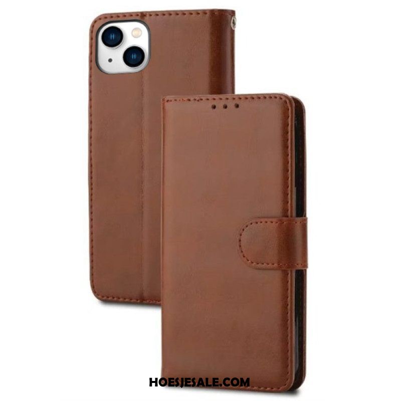 Folio-hoesje voor iPhone 14 Klassiek Mat