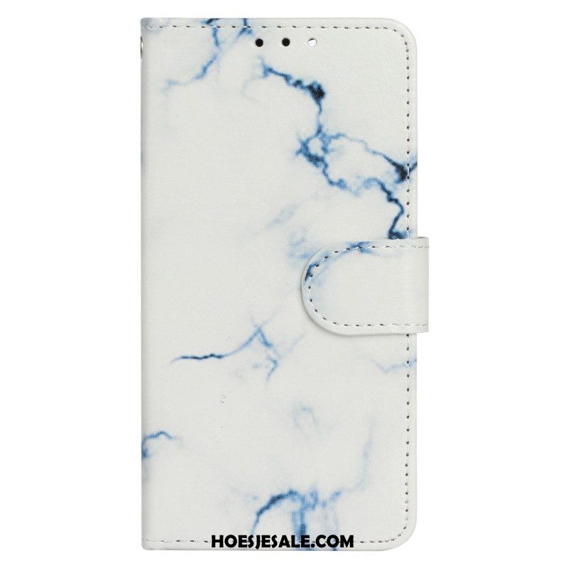 Folio-hoesje voor iPhone 14 Marmer