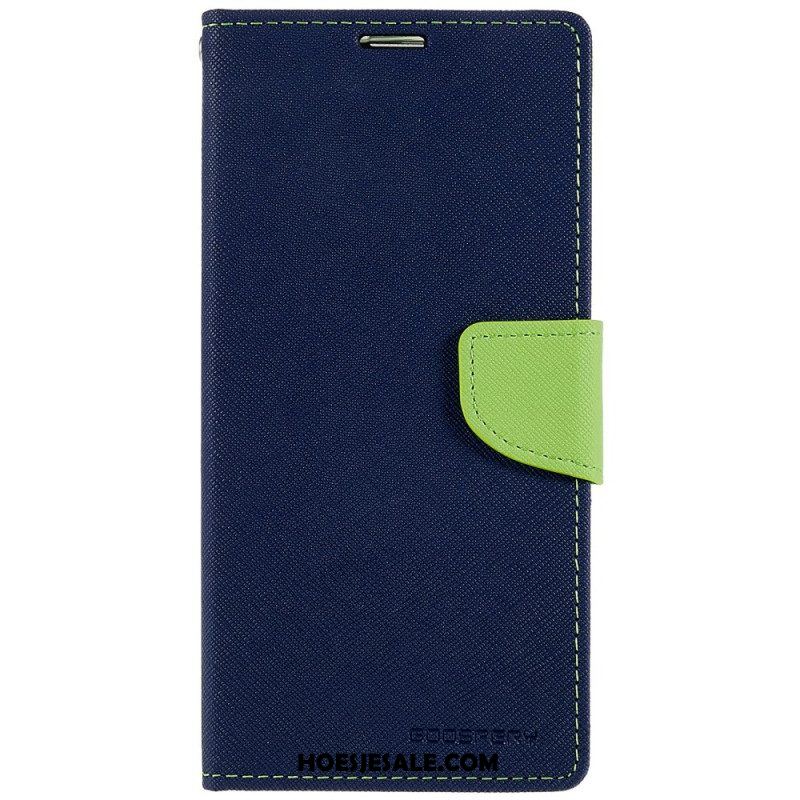 Folio-hoesje voor iPhone 14 Pro Max Tweekleurige Mercury Goospery