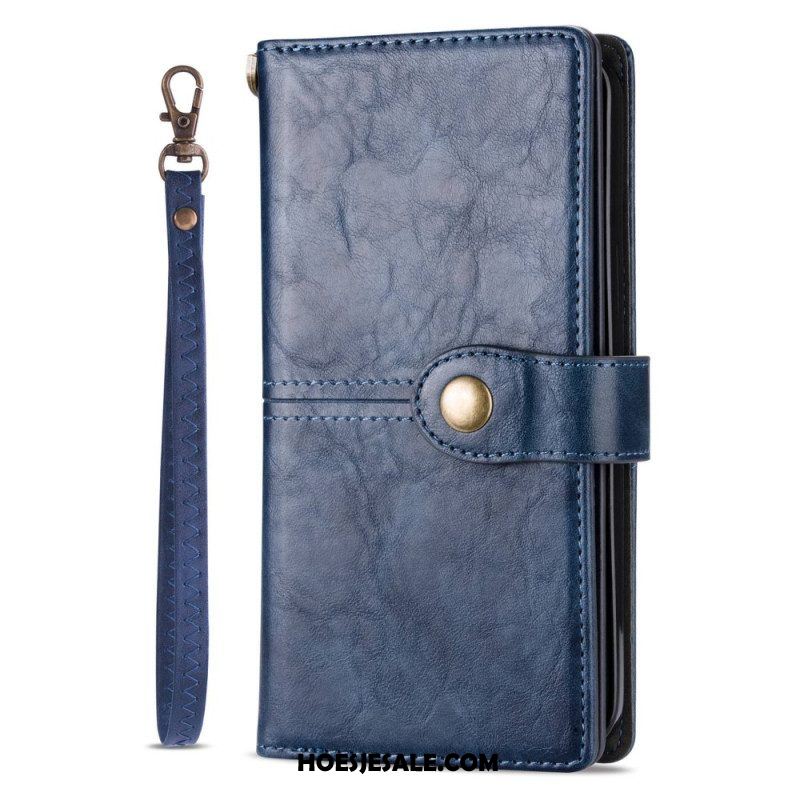 Folio-hoesje voor iPhone 14 Pro Max Vintage Multifunctioneel